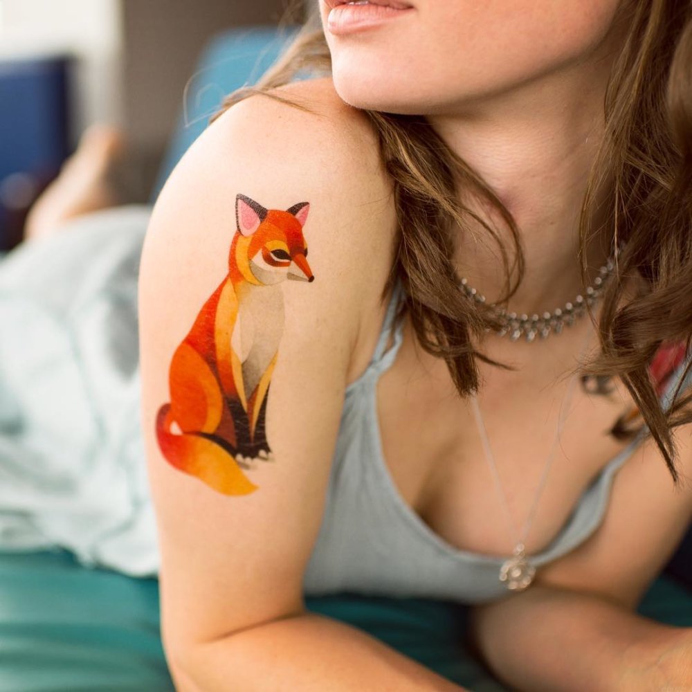 Gorgeous Illustrative Tattoos By Sasha Unisex 12
