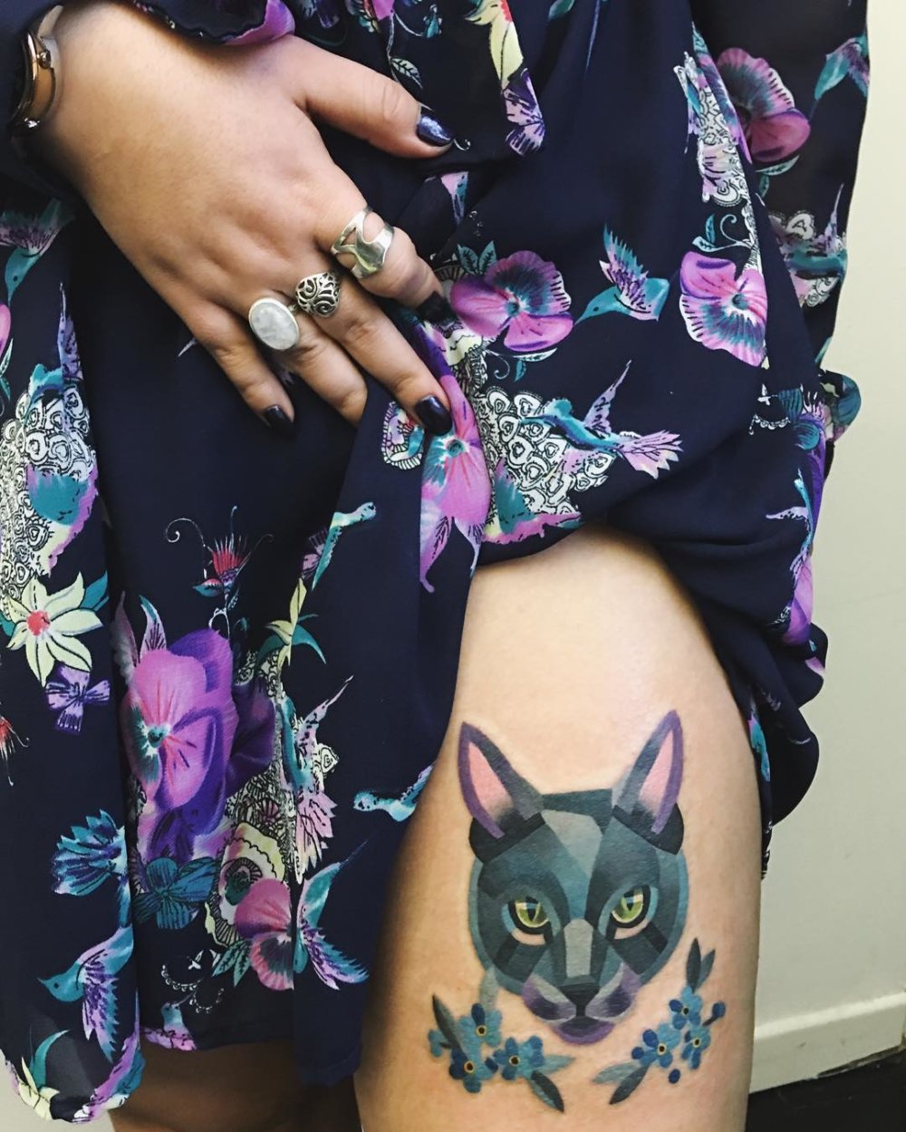 Gorgeous Illustrative Tattoos By Sasha Unisex 6