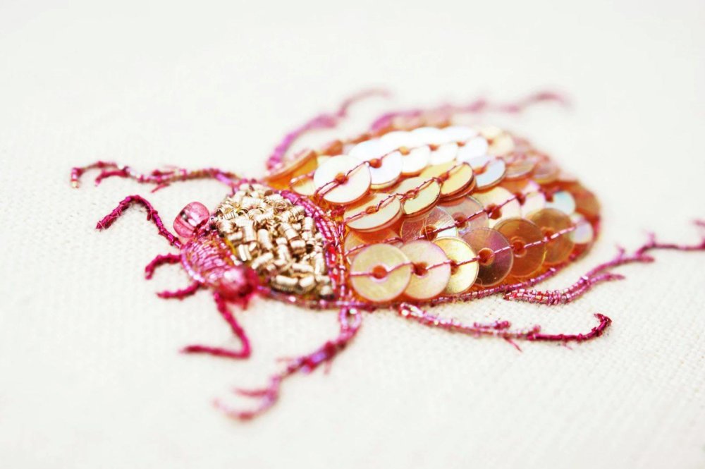 Intricate Embroidery Made With Metallic Threads By Laura Baverstock 10