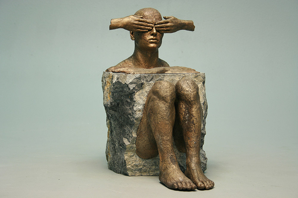 Intriguing Bronze And Stone Sculptures By Bryon Draper 10
