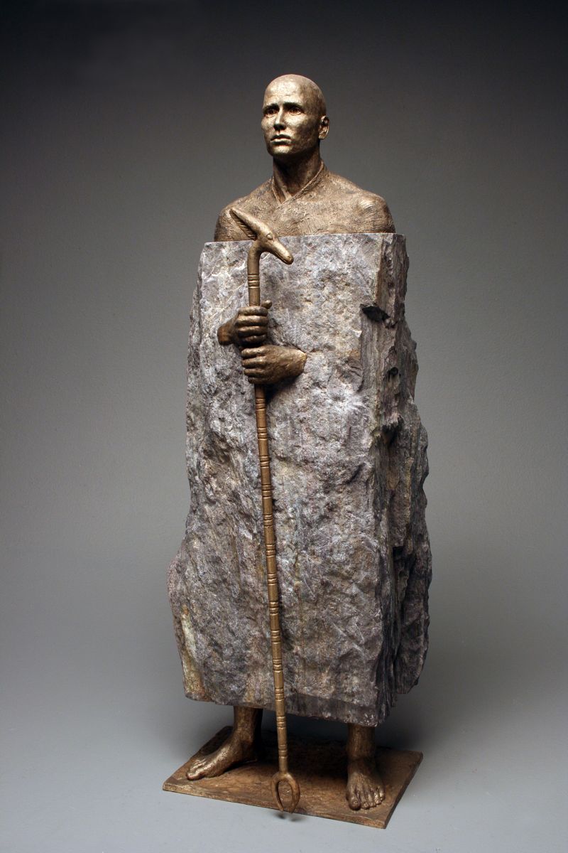 Intriguing Bronze And Stone Sculptures By Bryon Draper 2