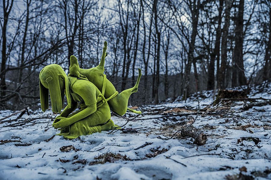 Moss People Sculptures Series By Kim Simonsson 2