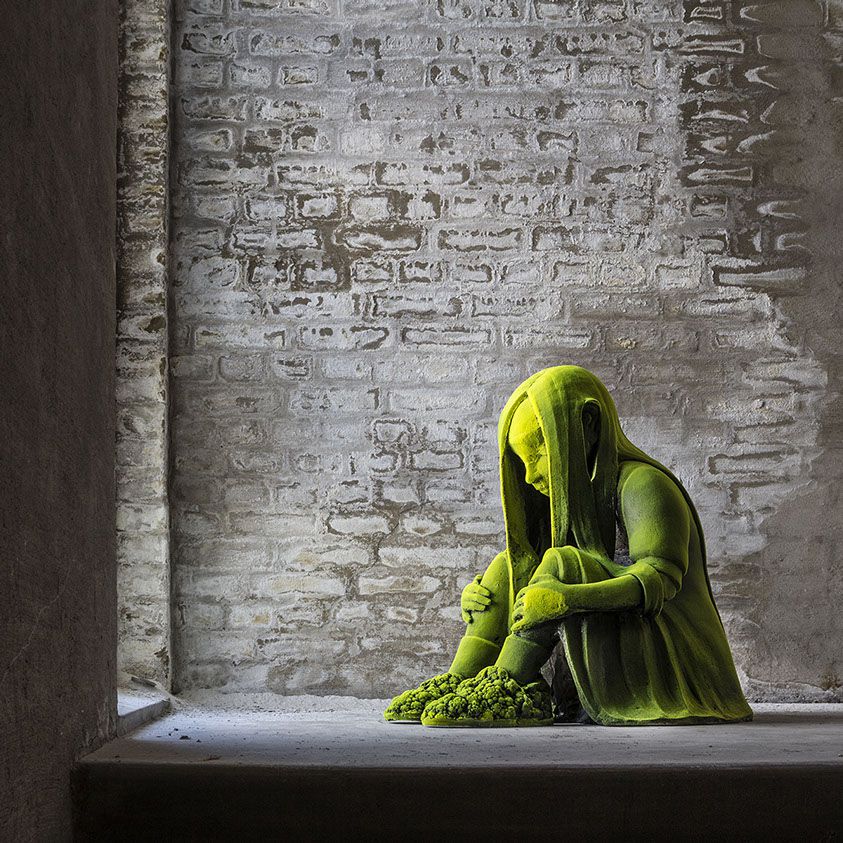 Moss People Sculptures Series By Kim Simonsson 4