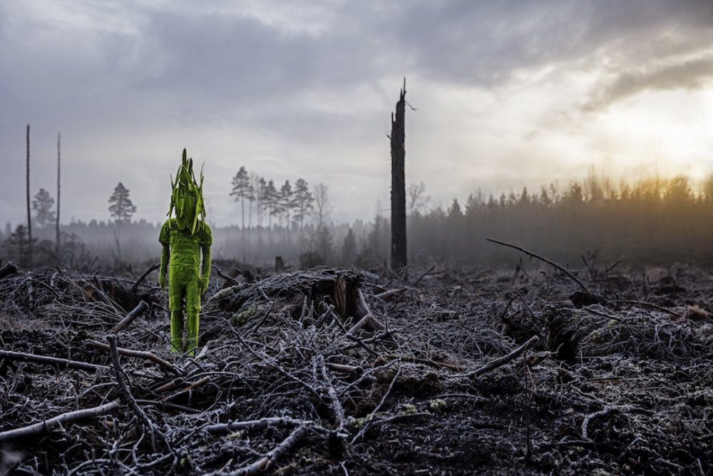 Moss People Sculptures Series By Kim Simonsson 9