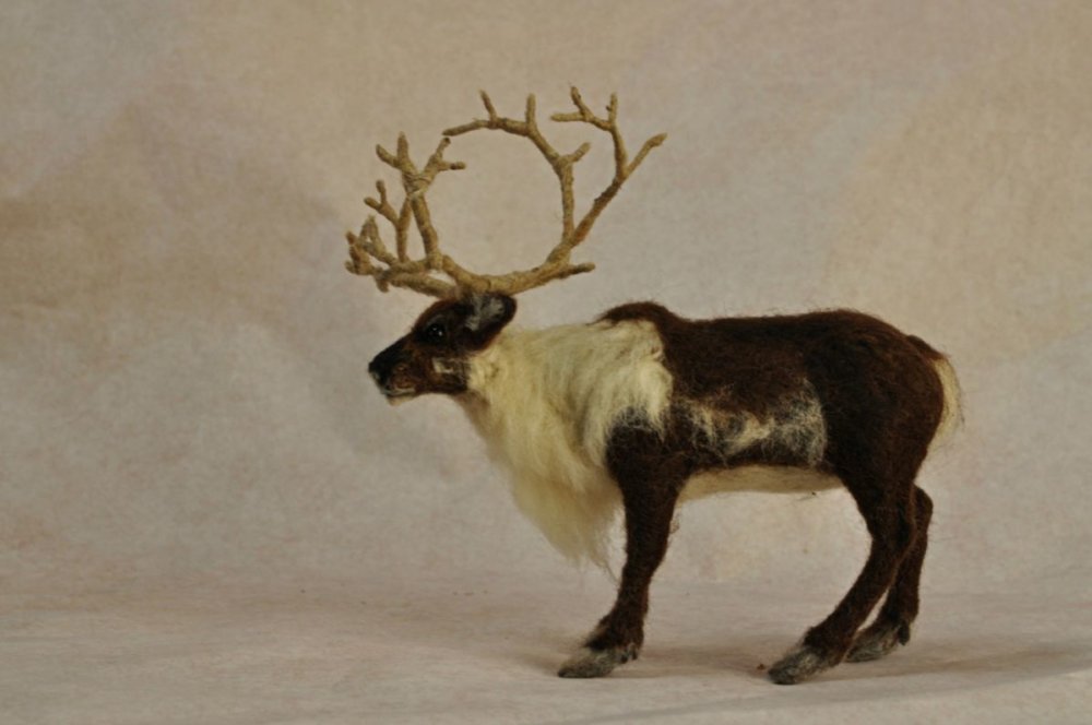 Needle Felted Animal Sculptures In Miniature By Daria Lvovsky 11