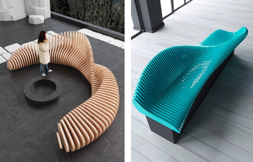 Organic Shaped Furniture By Parametric 13