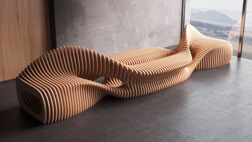 Organic Shaped Furniture By Parametric 14