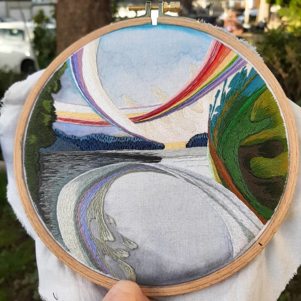 Painting With Thread The Outstanding Embroidery Art Of Miriam Shimamura 14