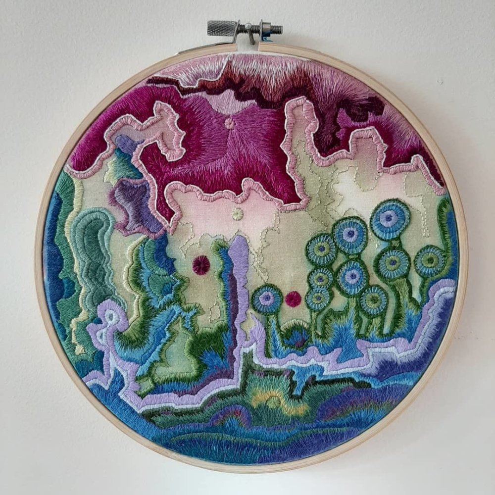 Painting With Thread The Outstanding Embroidery Art Of Miriam Shimamura 1