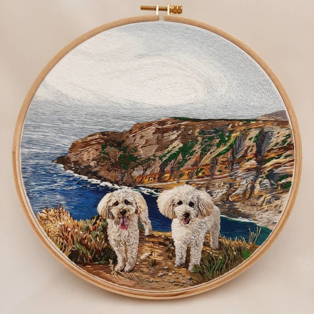 Painting With Thread The Outstanding Embroidery Art Of Miriam Shimamura 1