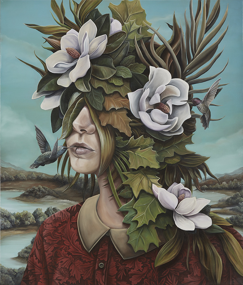 Sacred Plants Surreal Oil Paintings Of People Fused With Nature By Alejandro Pasquale 8