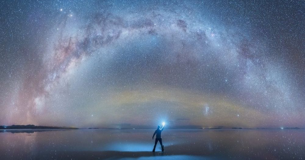 Salar De Uyuni And Milky Way Spectacular Photos Of Our Galaxy Mirrored In The Worlds Largest Salt Flat By Daniel Kordan 1