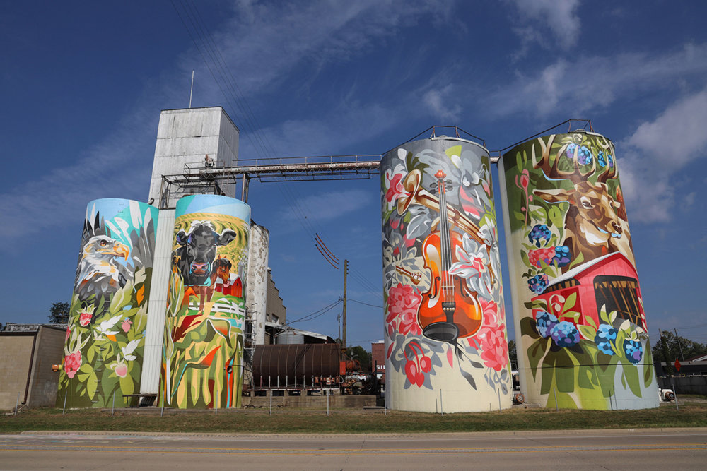 Silos Turned Into Amazingly Giant Murals By Key Detail 1