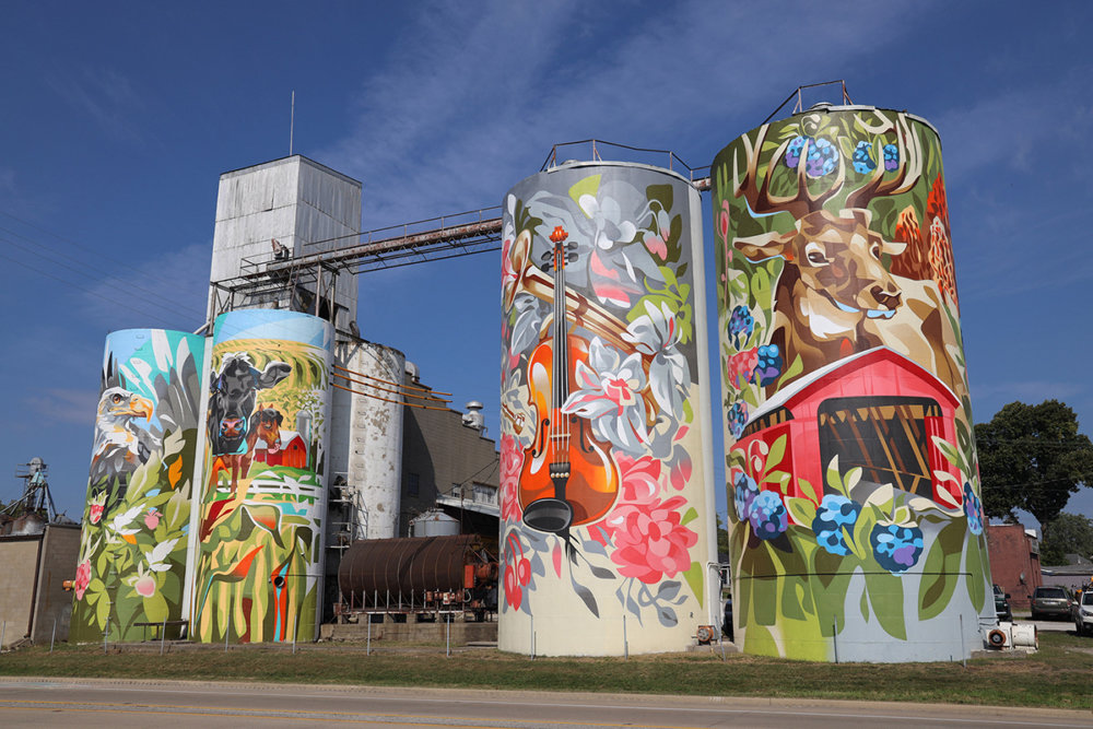 Silos Turned Into Amazingly Giant Murals By Key Detail 2