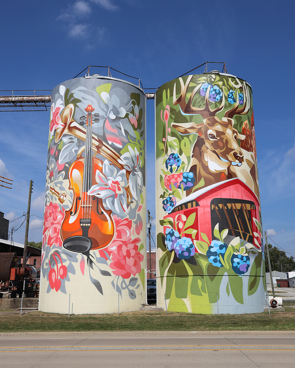Silos Turned Into Amazingly Giant Murals By Key Detail 6