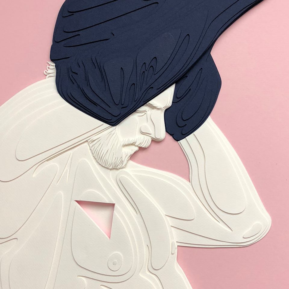 Stunning 3d Portraits And Illustrations Made Out Of Layered Paper Cuts By Ale Rambar 8