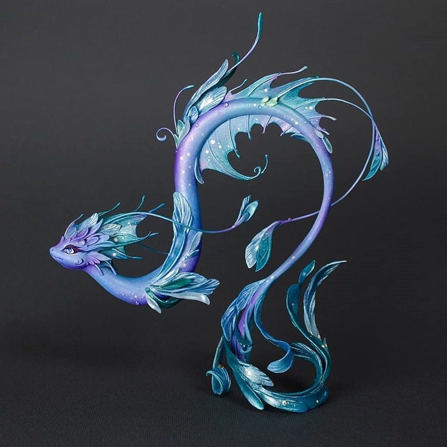 Stunning Dragon And Phoenix Sculptures By Evgeniya Glazkova 1