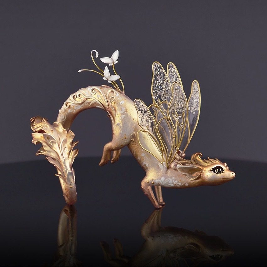 Stunning Dragon And Phoenix Sculptures By Evgeniya Glazkova 4