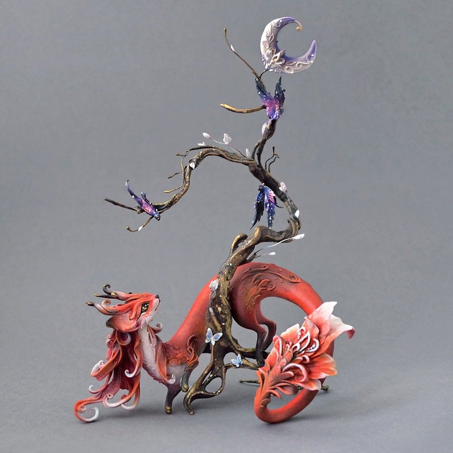 Stunning Dragon And Phoenix Sculptures By Evgeniya Glazkova 9