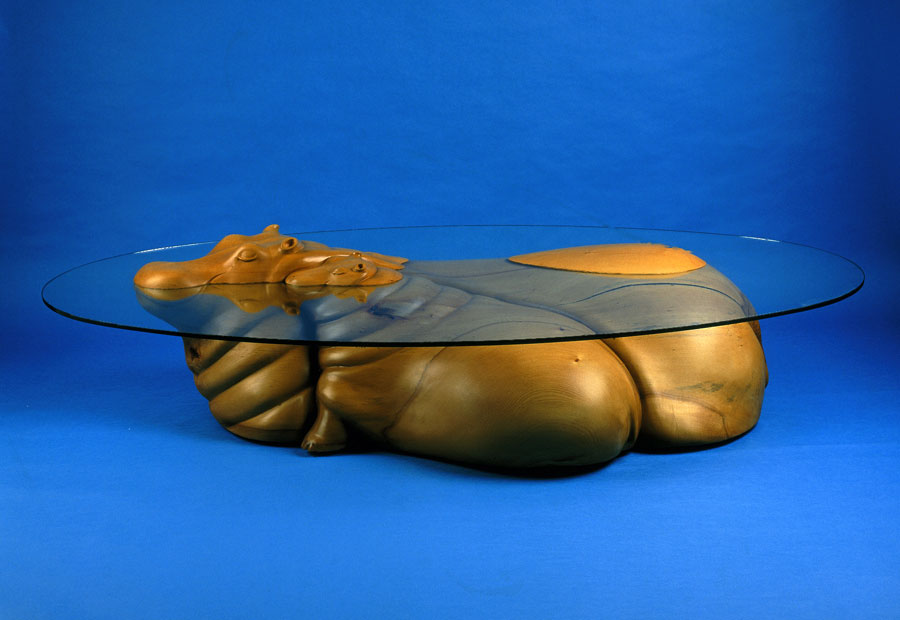 Stunning Sculptural Coffee Tables Of Animals Floating Through The Water Cleverly Designed By Derek Pearce 1