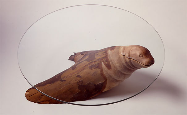 Stunning Sculptural Coffee Tables Of Animals Floating Through The Water Cleverly Designed By Derek Pearce 7