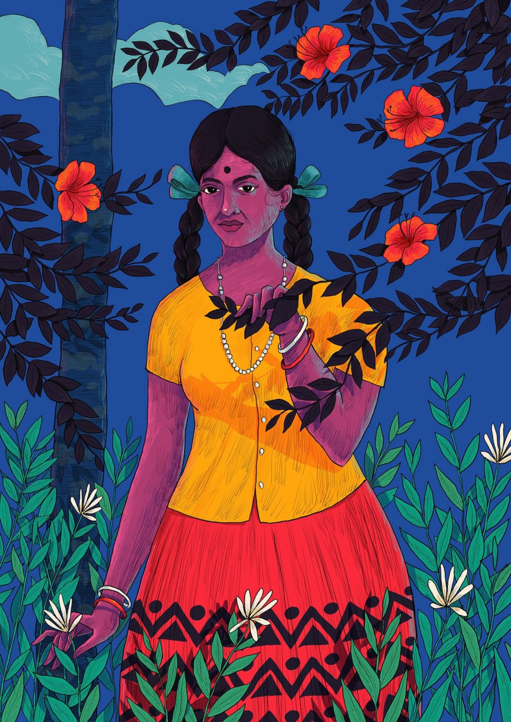 The Beauty Of Indian Culture In Illustrations By Muhammed Sajid 12