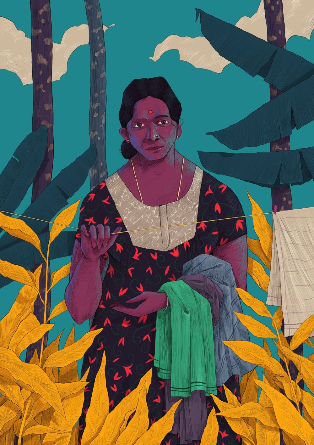 The Beauty Of Indian Culture In Illustrations By Muhammed Sajid 15