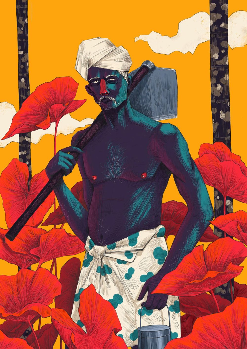 The Beauty Of Indian Culture In Illustrations By Muhammed Sajid 5