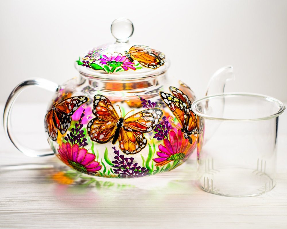 Wonderful Hand Painted Glassware With Intricate Colorful Patterns By Vitraaze 8