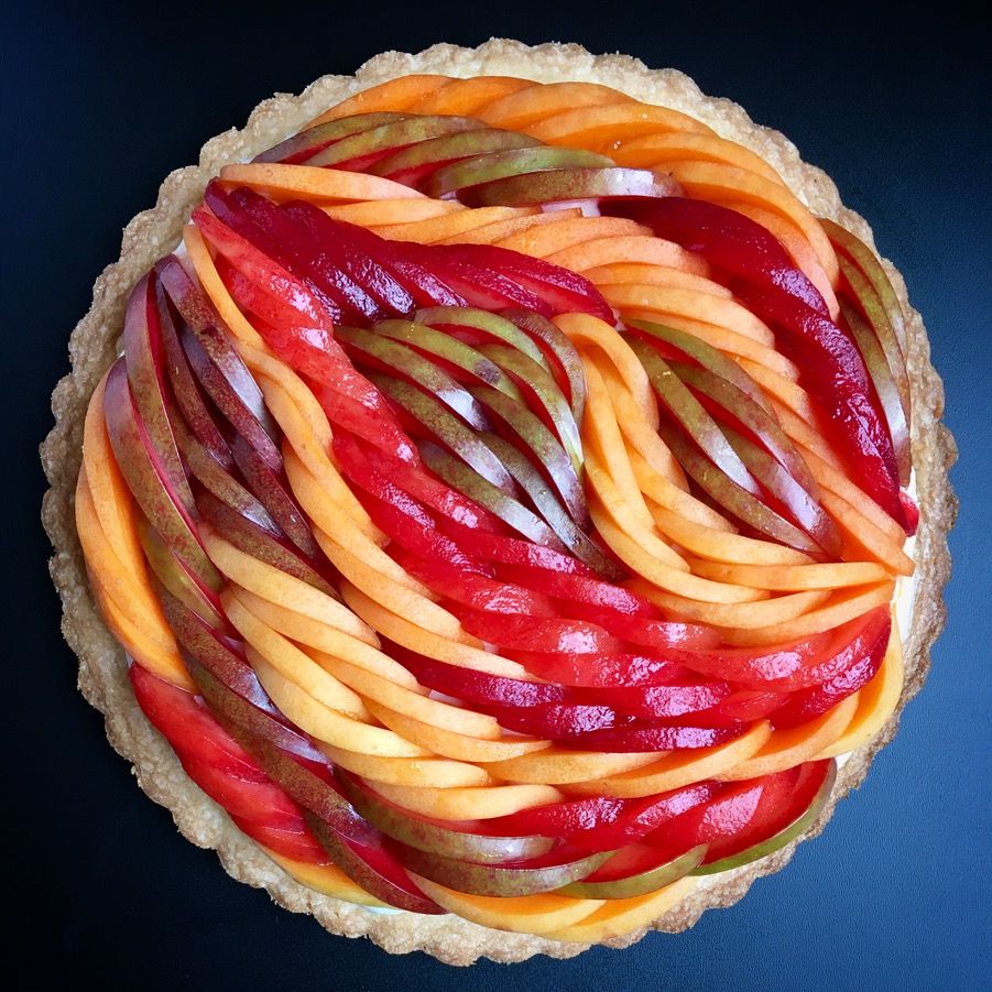 Wonderful Pies And Tarts Decorated With Geometric And Colorful Details By Lauren Ko 12