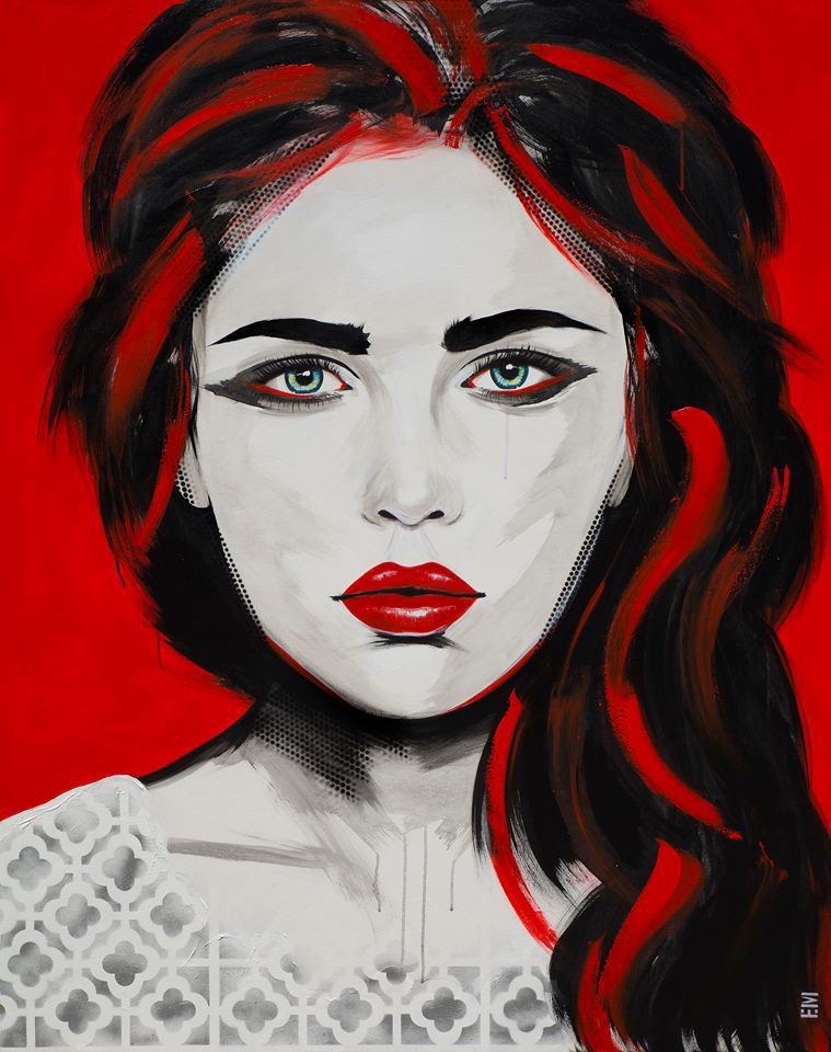 Beautiful Imperfection Charming Female Portrait Paintings By Emma Sheldrake 10