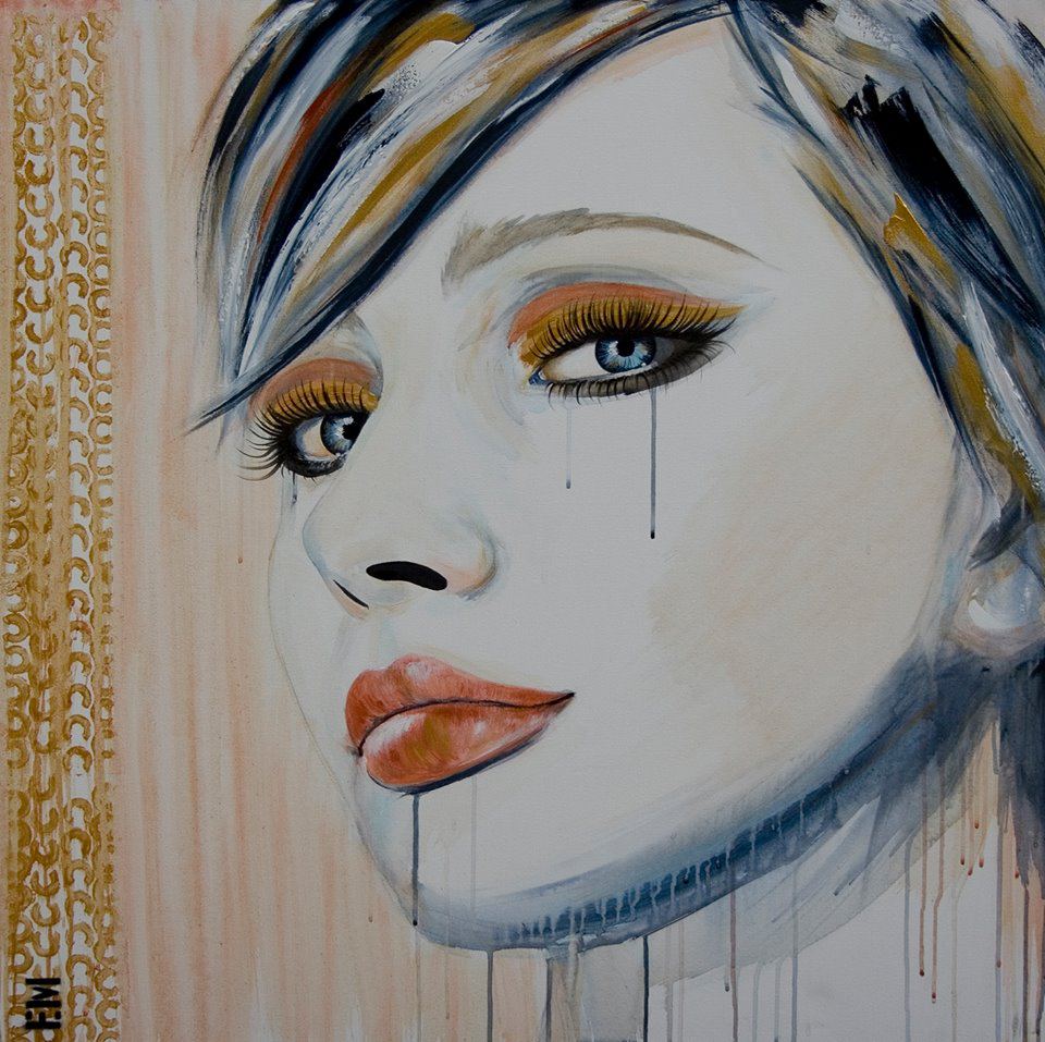 Beautiful Imperfection Charming Female Portrait Paintings By Emma Sheldrake 1