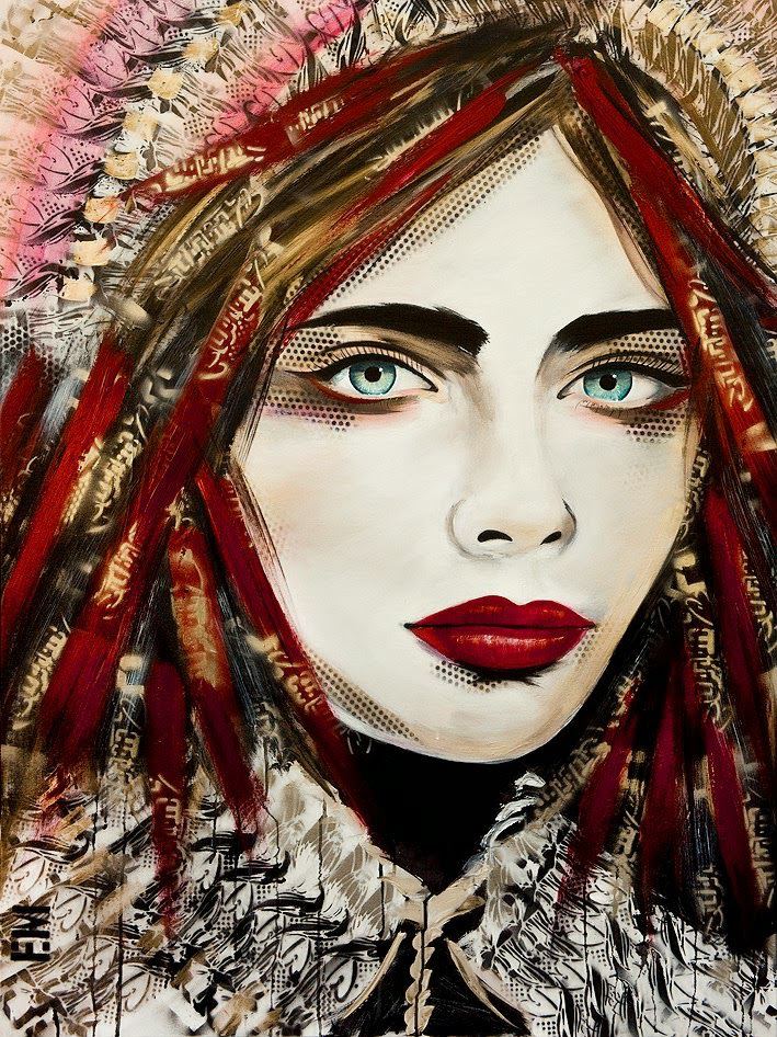 Beautiful Imperfection Charming Female Portrait Paintings By Emma Sheldrake 16