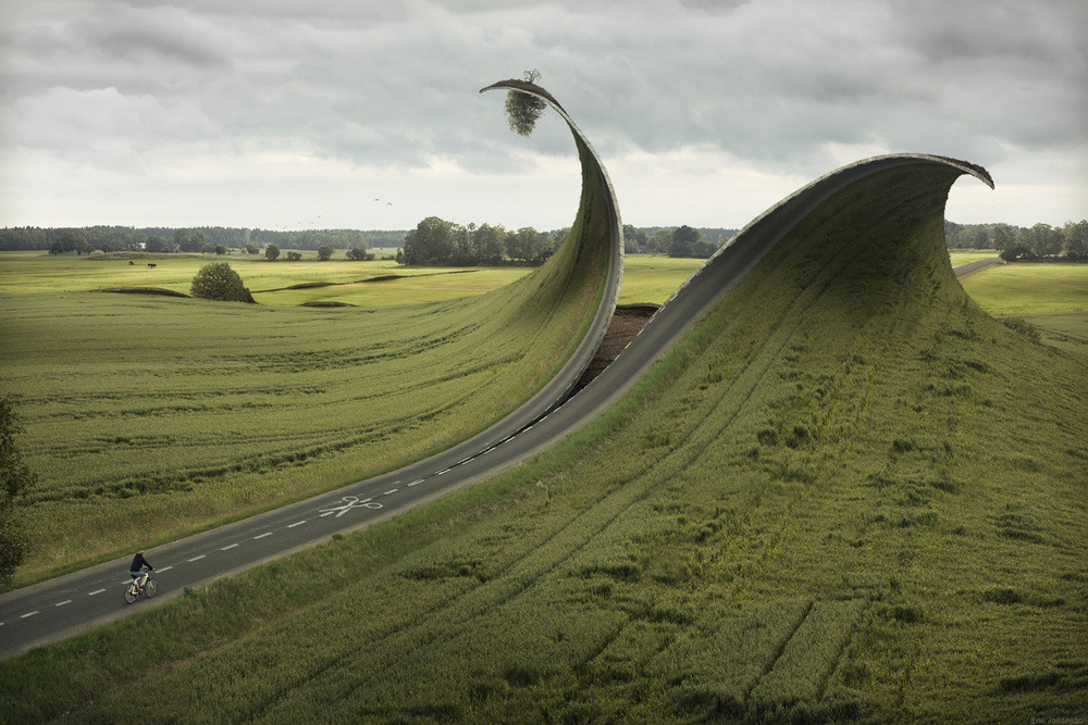 Cut Fold - Sweet Daydream - The Striking And Clever Surrealist Photography Of Erik Johansson