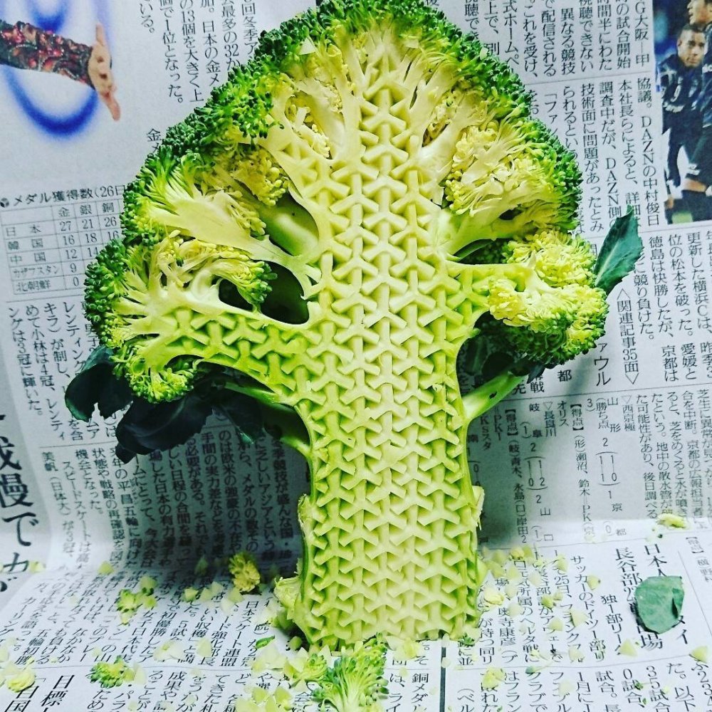 Eating With The Eyes Incredible Thai Fruit And Vegetable Carvings By Gaku 3