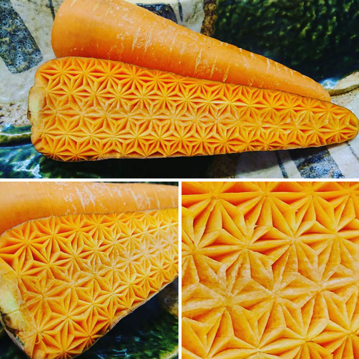 Eating With The Eyes Incredible Thai Fruit And Vegetable Carvings By Gaku 4