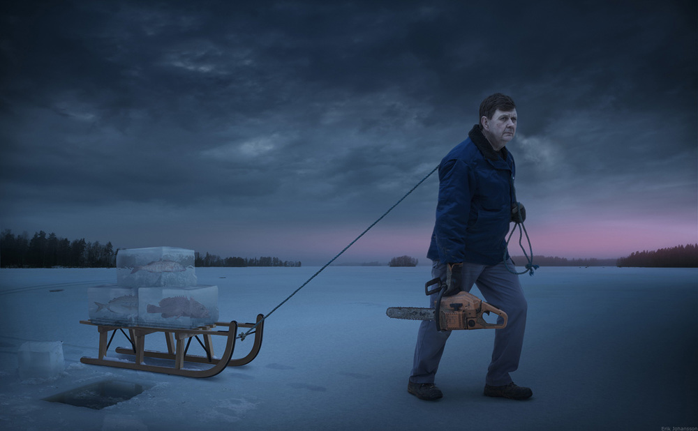 Fresh Frozen Fish - Sweet Daydream - The Striking And Clever Surrealist Photography Of Erik Johansson