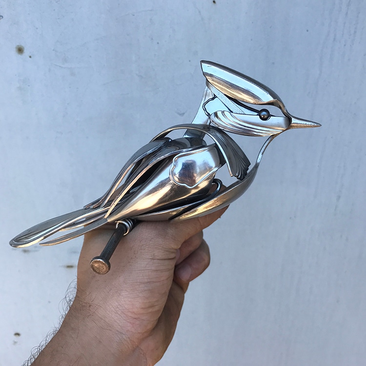 Incredible Silverware Animal Sculptures By Matt Wilson 1