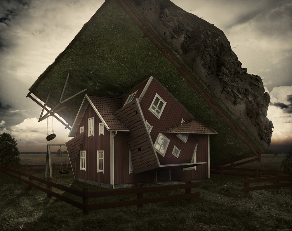 Intersecting Planes - Sweet Daydream - The Striking And Clever Surrealist Photography Of Erik Johansson