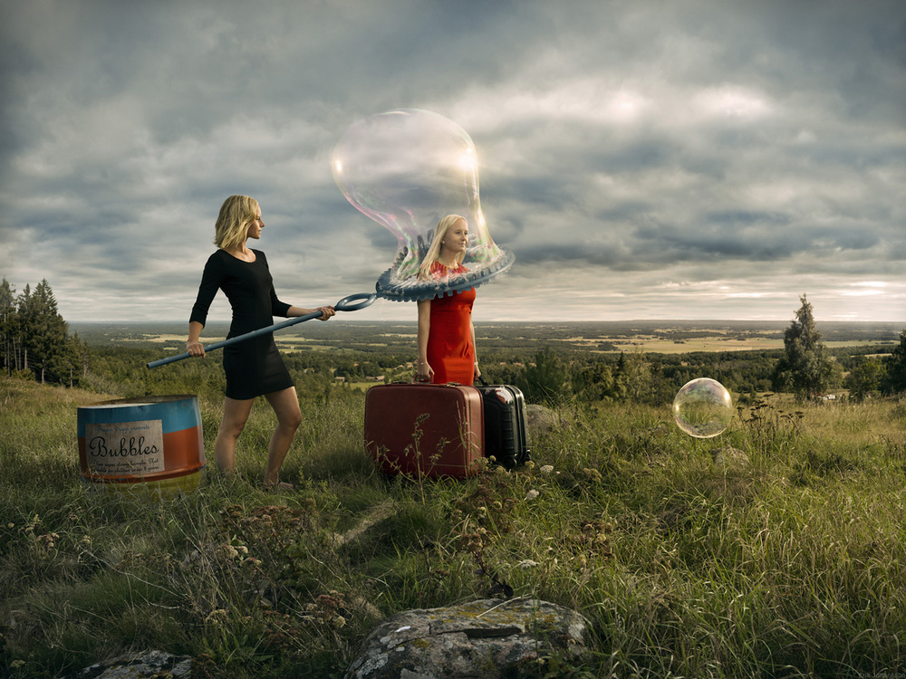 Lets Leave - Sweet Daydream - The Striking And Clever Surrealist Photography Of Erik Johansson