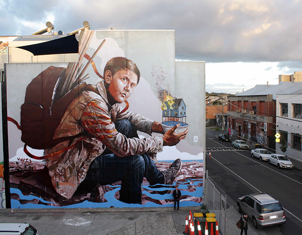 Magnificent Giant Photo Realistic Murals That Portray Political And Social Issues By Fintan Magee 18