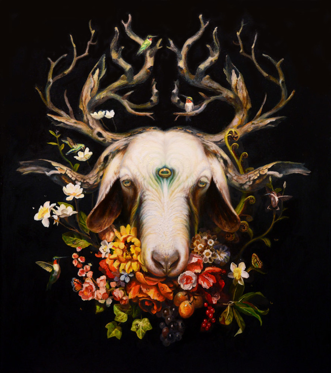 Majestic And Bizarre The Beautiful Surrealist Animal Paintings Of Martin Wittfooth 2