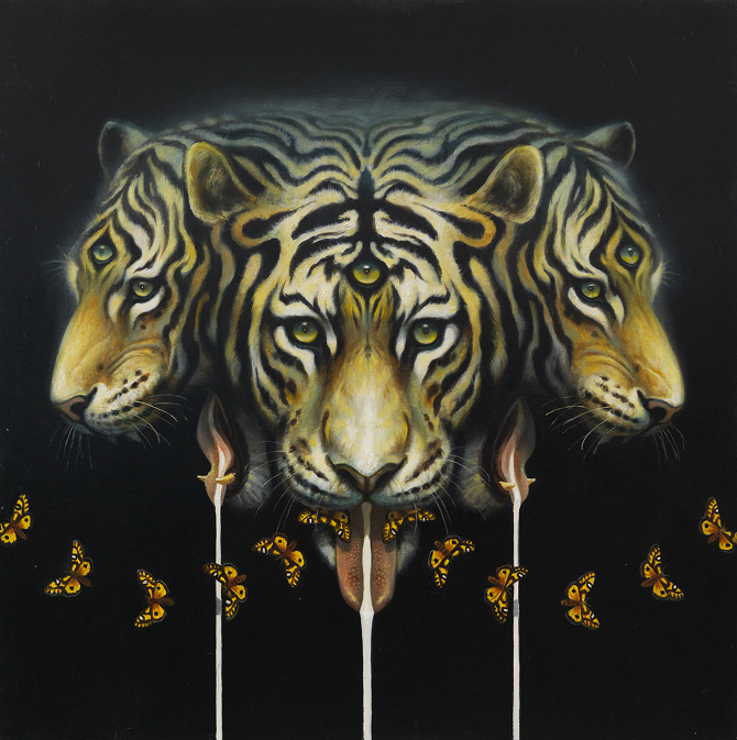 Majestic And Bizarre The Beautiful Surrealist Animal Paintings Of Martin Wittfooth 3