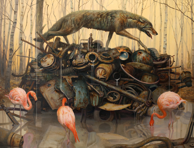 Majestic And Bizarre The Beautiful Surrealist Animal Paintings Of Martin Wittfooth 6