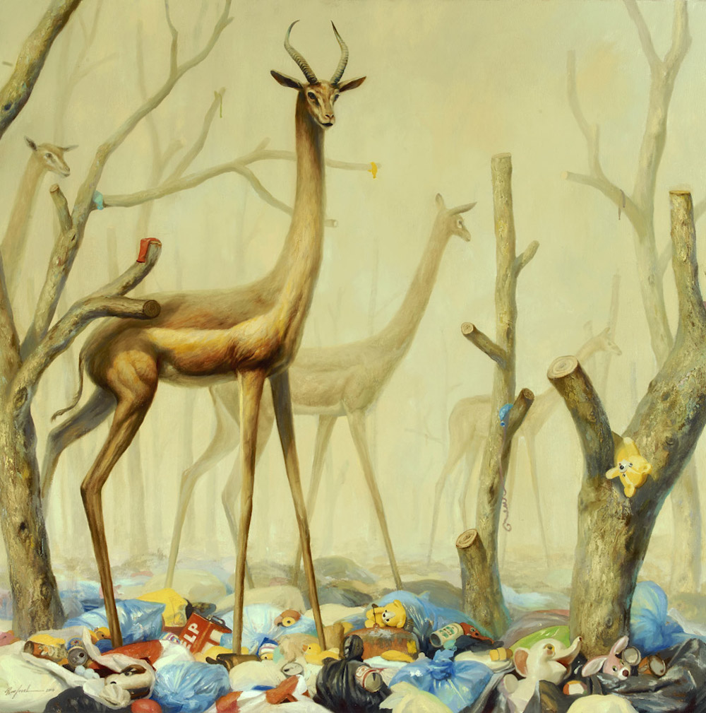 Majestic And Bizarre The Beautiful Surrealist Animal Paintings Of Martin Wittfooth 8