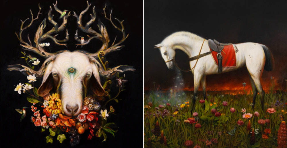Majestic And Bizarre The Beautiful Surrealist Animal Paintings Of Martin Wittfooth 1