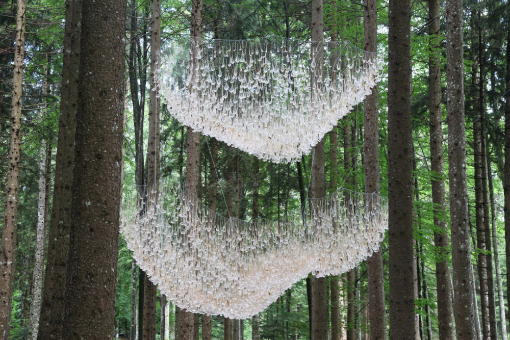 Reservoir: a wondrous rain-themed outdoor installation by John Grade