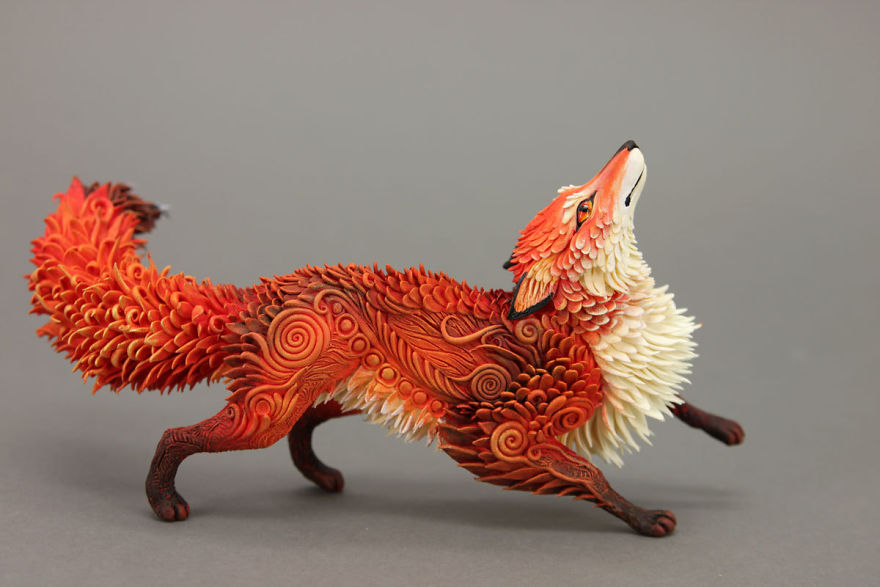 Superb Velvet Clay Sculptures Of imagined mythical Animals By Evgeny Hontor 1