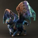 Superb velvet clay sculptures of imagined mythical animals by Evgeny Hontor