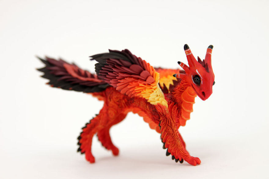 Superb Velvet Clay Sculptures Of imagined mythical Animals By Evgeny Hontor 26